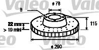 Valeo 187061 - Discofreno autozon.pro