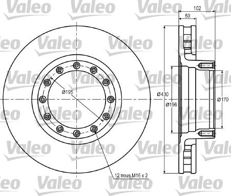 Valeo 187009 - Discofreno autozon.pro