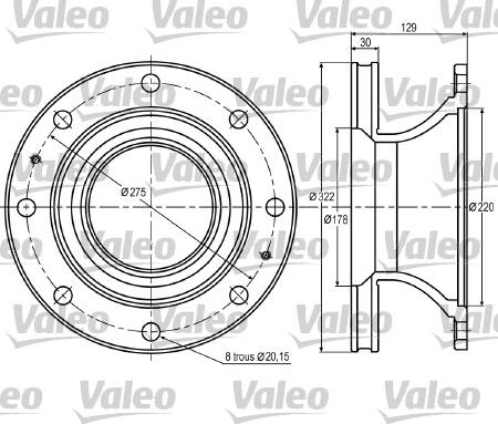 Valeo 187005 - Discofreno autozon.pro