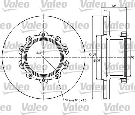 Valeo 187015 - Discofreno autozon.pro