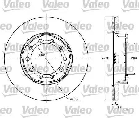 Valeo 187010 - Discofreno autozon.pro