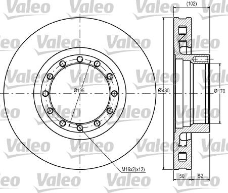 Valeo 187089 - Discofreno autozon.pro