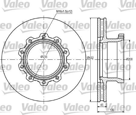 Valeo 187077 - Discofreno autozon.pro