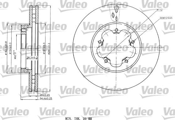 Valeo 187150 - Discofreno autozon.pro