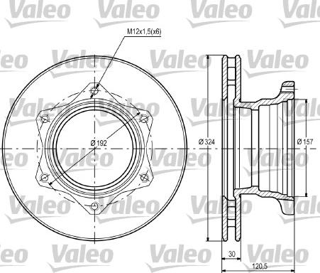 Valeo 187109 - Discofreno autozon.pro