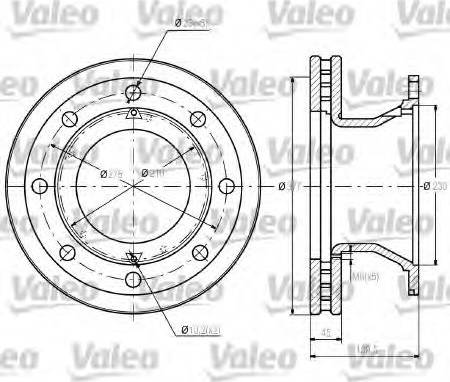 Valeo 187100 - Discofreno autozon.pro