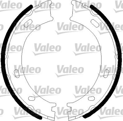 Valeo 128901 - Kit ganasce, Freno stazionamento autozon.pro