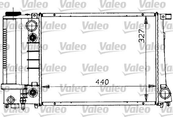 Valeo 819411 - Radiatore, Raffreddamento motore autozon.pro