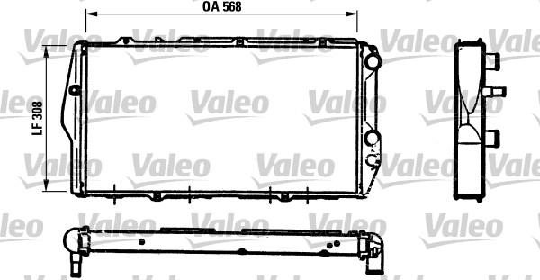 Valeo 819426 - Radiatore, Raffreddamento motore autozon.pro