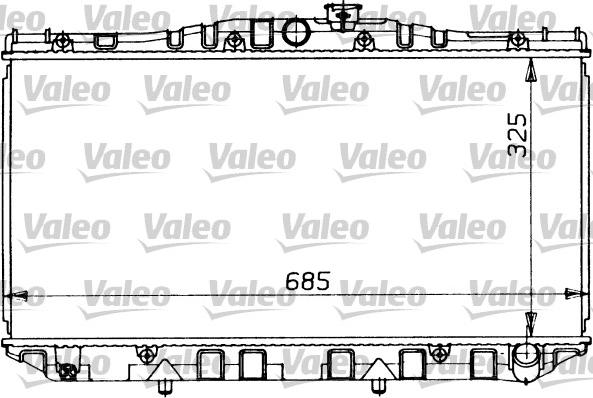 Valeo 819123 - Radiatore, Raffreddamento motore autozon.pro