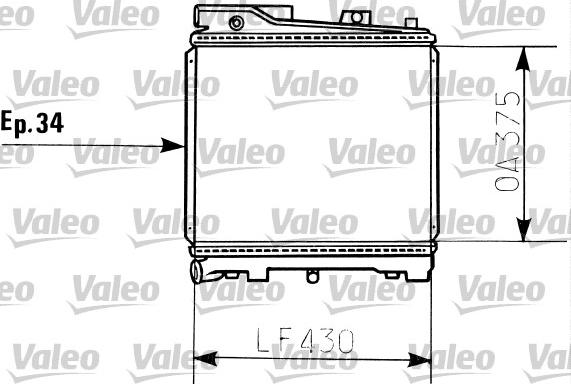 Valeo 819396 - Radiatore, Raffreddamento motore autozon.pro