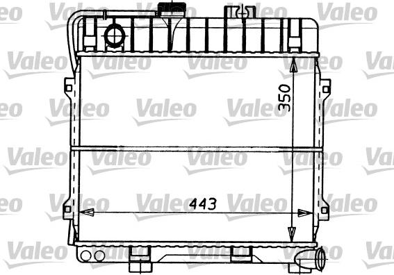 Valeo 819390 - Radiatore, Raffreddamento motore autozon.pro