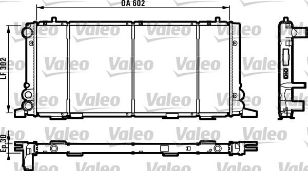 Valeo 819260 - Radiatore, Raffreddamento motore autozon.pro