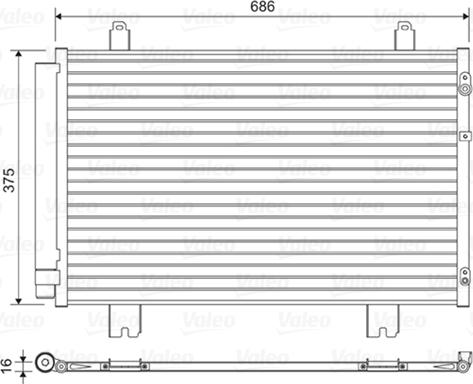 Valeo 814450 - Condensatore, Climatizzatore autozon.pro