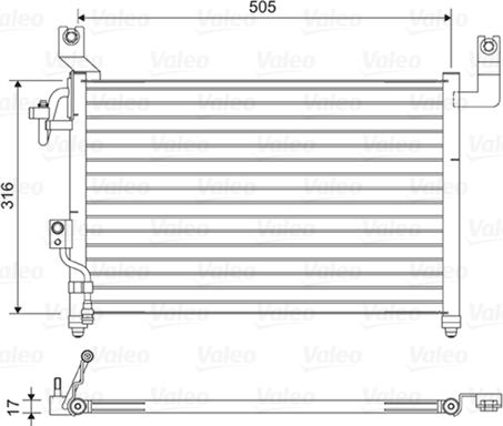 Valeo 814427 - Condensatore, Climatizzatore autozon.pro