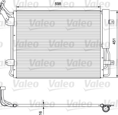 Valeo 814091 - Condensatore, Climatizzatore autozon.pro