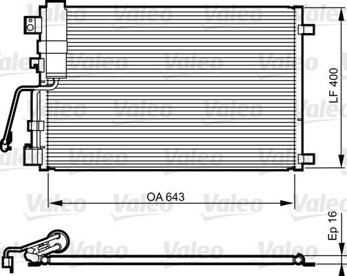 Valeo 814009 - Condensatore, Climatizzatore autozon.pro