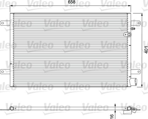 Valeo 814004 - Condensatore, Climatizzatore autozon.pro