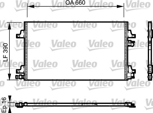 Valeo 814006 - Condensatore, Climatizzatore autozon.pro