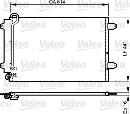 Valeo 814002 - Condensatore, Climatizzatore autozon.pro