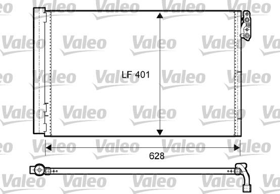 Valeo 814011 - Condensatore, Climatizzatore autozon.pro