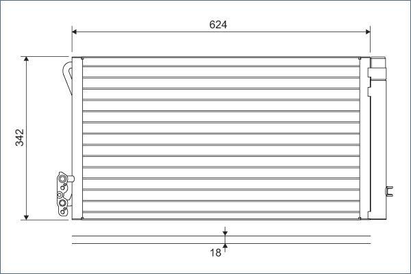 Valeo 814012 - Condensatore, Climatizzatore autozon.pro