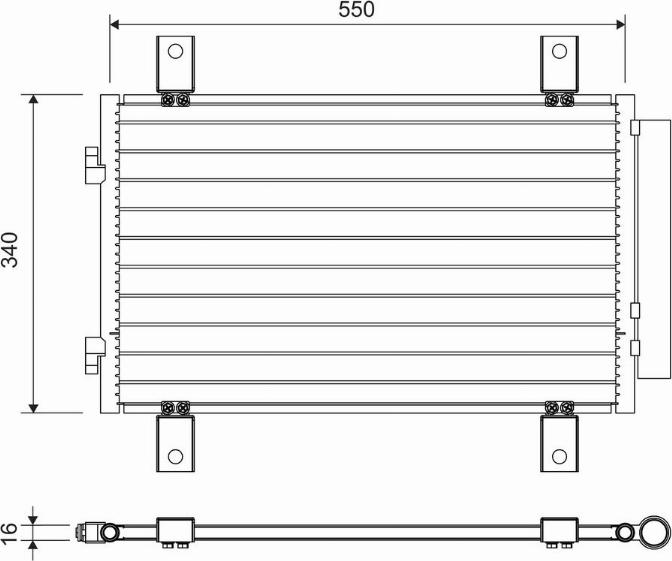 Valeo 814081 - Condensatore, Climatizzatore autozon.pro