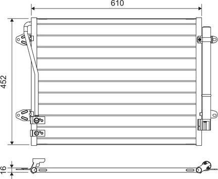 Valeo 814039 - Condensatore, Climatizzatore autozon.pro