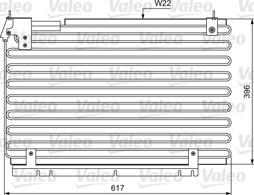 Valeo 814034 - Condensatore, Climatizzatore autozon.pro