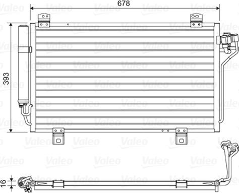 Valeo 814195 - Condensatore, Climatizzatore autozon.pro