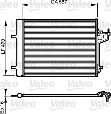 Valeo 814197 - Condensatore, Climatizzatore autozon.pro