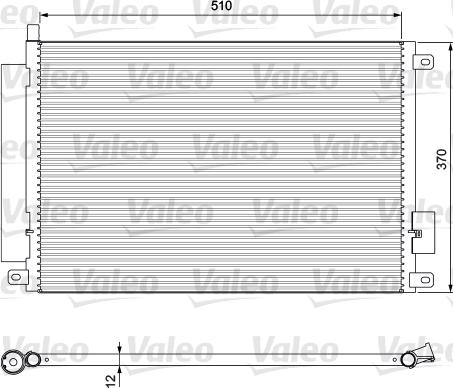 Valeo 814155 - Condensatore, Climatizzatore autozon.pro