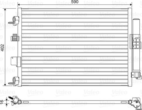 Valeo 814161 - Condensatore, Climatizzatore autozon.pro