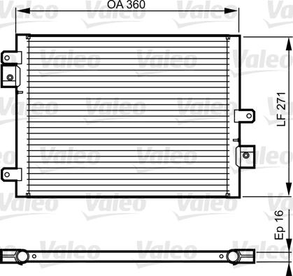 Valeo 814167 - Condensatore, Climatizzatore autozon.pro