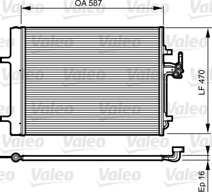 Valeo 814184 - Condensatore, Climatizzatore autozon.pro