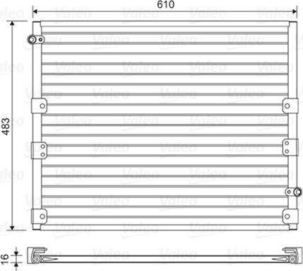 Valeo 814176 - Condensatore, Climatizzatore autozon.pro