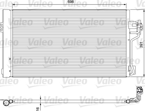 Valeo 814391 - Condensatore, Climatizzatore autozon.pro