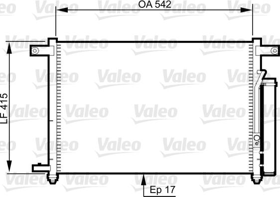 Valeo 814344 - Condensatore, Climatizzatore autozon.pro