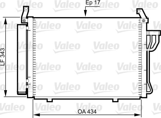 Valeo 814354 - Condensatore, Climatizzatore autozon.pro