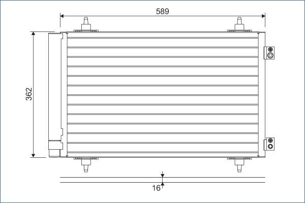 Valeo 814366 - Condensatore, Climatizzatore autozon.pro