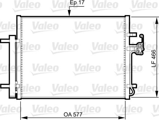 Valeo 814360 - Condensatore, Climatizzatore autozon.pro