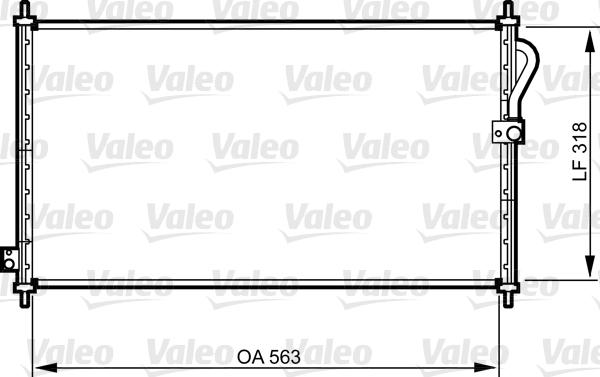 Valeo 814302 - Condensatore, Climatizzatore autozon.pro