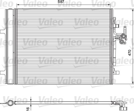 Valeo 814318 - Condensatore, Climatizzatore autozon.pro