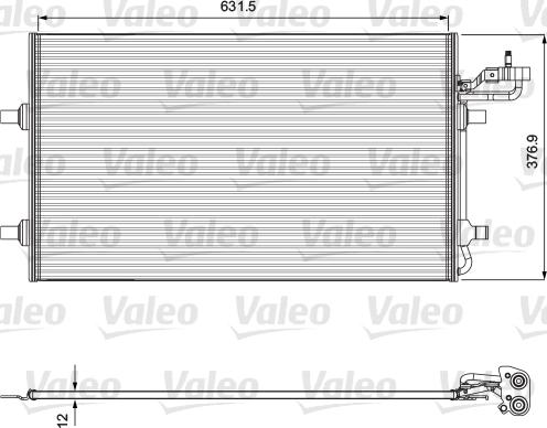 Valeo 814323 - Condensatore, Climatizzatore autozon.pro