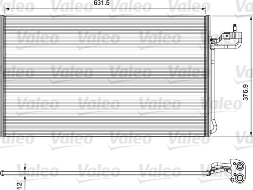 Valeo 814322 - Condensatore, Climatizzatore autozon.pro