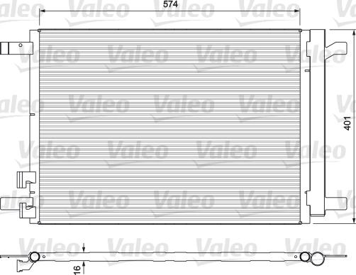 Valeo 814375 - Condensatore, Climatizzatore autozon.pro