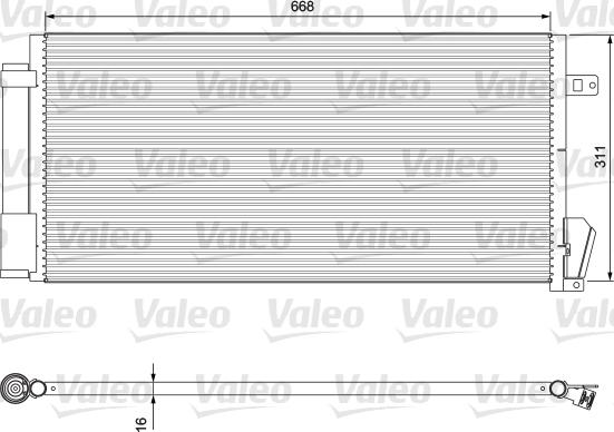 Valeo 814377 - Condensatore, Climatizzatore autozon.pro