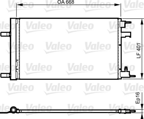 Valeo 814202 - Condensatore, Climatizzatore autozon.pro