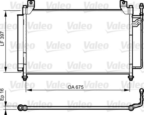 Valeo 814235 - Condensatore, Climatizzatore autozon.pro