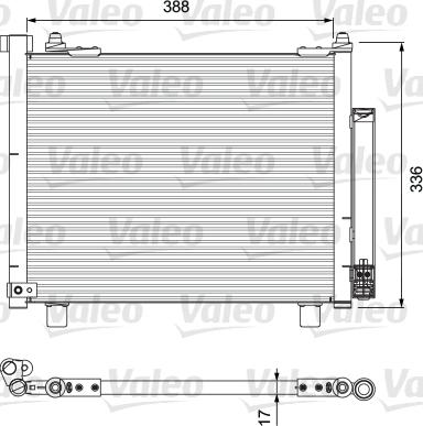 Valeo 814229 - Condensatore, Climatizzatore autozon.pro